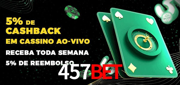 Promoções do cassino ao Vivo 457bet
